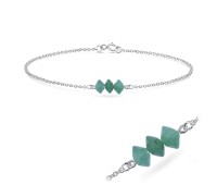 Aventurine Silver Bracelets BRS-425